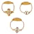 Louis Vuitton Blooming Strass Ring Golden  - Ansicht 1