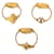 Louis Vuitton Blooming Strass Ring Golden  - Ansicht 2