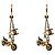 Chanel Orecchini Bike Charm CC D'oro