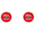 Chanel Orecchini rotondi Pink Coco Mark Rosa