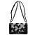 Chanel Borsa a tracolla e crossbody Boy Medium in pelle verniciata nera con paillettes e catena argentata Nero