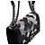 Chanel Borsa a tracolla e crossbody Boy Medium in pelle verniciata nera con paillettes e catena argentata Nero - vista 11