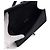 Chanel Borsa a tracolla e crossbody Boy Medium in pelle verniciata nera con paillettes e catena argentata Nero - vista 7