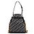 Dior Borsa Tote a Spalla e Crossbody Blue Oblique con Catena Media - vista 4