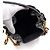 Dior Borsa Tote a Spalla e Crossbody Blue Oblique con Catena Media - vista 5
