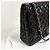 Chanel Borsa a spalla classica in pelle verniciata tono argento Nero - vista 10