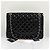 Chanel Borsa a spalla classica in pelle verniciata tono argento Nero - vista 6