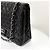 Chanel Borsa a spalla classica in pelle verniciata tono argento Nero - vista 9