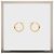 Céline Boucles d'oreilles Triomphe Sparkle Hoop Strass Laiton Finition Or - vue 2