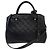 Louis Vuitton Montagne MM Monogram Empreinte Schultertasche Black Schwarz