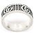 Gucci Anello largo GG Marmont in argento - vista 2