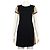 Moncler Abito Black Polyamide ABITO Shoulder Logo per donna, bambini e junior Nero
