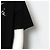 Dior Unisex T-Shirt aus Baumwolle in Schwarz mit weißem Logo - Ansicht 3