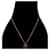 Chanel Collana CC Argento Rosa  - vista 5