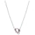 Dior Collana Silver Cubic Oblique Rosa