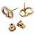 Dior Orecchini Claire Rune Gold D'oro - vista 4