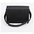 Marni Borsa a tracolla Trunk Medium in pelle Saffiano Nera Nero - vista 3