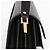Marni Borsa a tracolla Trunk Medium in pelle Saffiano Nera Nero - vista 5