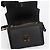 Marni Borsa a tracolla Trunk Medium in pelle Saffiano Nera Nero - vista 9