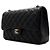 Chanel Borsa a tracolla con catena dorata Nero - vista 3