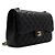 Chanel Borsa a tracolla con catena dorata Nero - vista 4