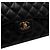 Chanel Borsa a tracolla con catena dorata Nero - vista 9
