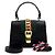 Gucci Black Leather Mini Sylvie Shoulder Bag and Crossbody