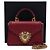 Dolce & Gabbana Picca borsa Devotion con manico superiore e logo cuore in vitello rosso
