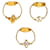 Louis Vuitton Blooming Strass Ring Größe Golden  - Ansicht 1