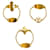 Louis Vuitton Blooming Strass Ring Größe Golden  - Ansicht 2