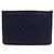 Chanel Clutch Boy Large in pelle di agnello blu navy - vista 5