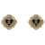 Chanel Orecchini Heart CC Gold Nero