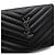 Saint Laurent Borsa a tracolla Monogram Envelope Cassandre WOC Black Gold Chain - vista 10