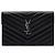 Saint Laurent Borsa a tracolla Monogram Envelope Cassandre WOC Black Gold Chain - vista 2