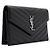 Saint Laurent Borsa a tracolla Monogram Envelope Cassandre WOC Black Gold Chain - vista 4