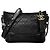Chanel Borsa hobo Gabrielle Small Black Series in pelle di vitello Nero