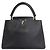 Louis Vuitton Capucines MM Black Taurillon Nero