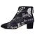 Chanel Stivaletti in camoscio blu navy Graffiti con logo CC