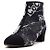 Chanel Stivaletti in camoscio blu navy Graffiti con logo CC - vista 2
