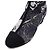 Chanel Stivaletti in camoscio blu navy Graffiti con logo CC - vista 9
