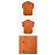 Hermès Ärmellose Kaschmirjacke Orange - Ansicht 2