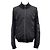 Prada Wollstrick-Cardigan mit Reißverschluss Schwarz