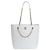 Chanel Gesteppte Shopper-Tasche mit Kettengriffen Weiß