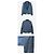 Chanel Denim-Blazer Blau - Ansicht 2