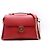 Gucci Borsa a tracolla e a spalla rossa con manico e catena Interlocking GG