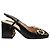 Gucci Scarpe Slingback con Morso Dorato Nero - vista 3