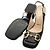 Gucci Scarpe Slingback con Morso Dorato Nero - vista 4