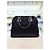 Prada Borsa Tote in nylon e pelle Saffiano Nero - vista 6