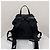 Prada Triangle Logo Nylon Backpack Black - view 4