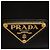 Prada Borsa a tracolla in pelle con catena Nera Nero - vista 8